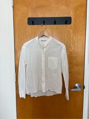 Zara white blouse